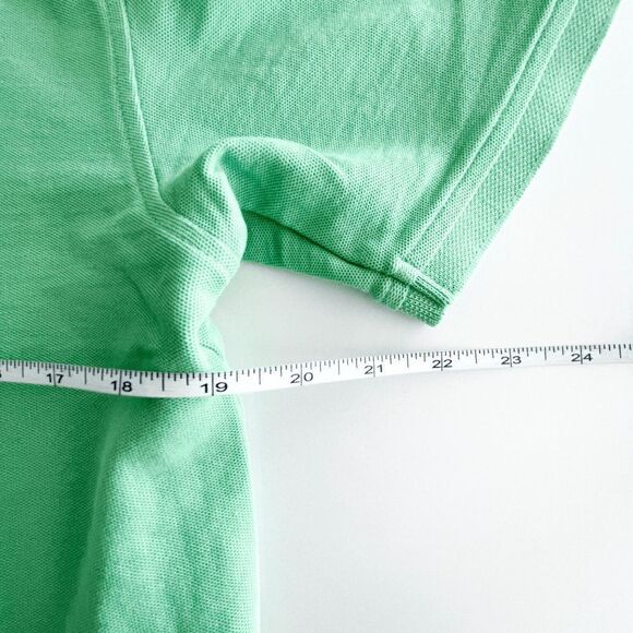 IZOD Advantage Polo Mens Top Collared Short Sleeve Mint Green Medium - Picture 5 of 6